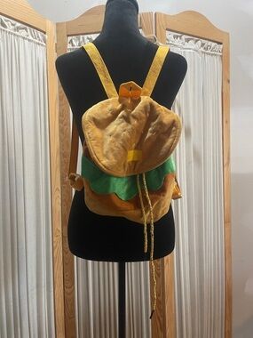 Burger plush backpack